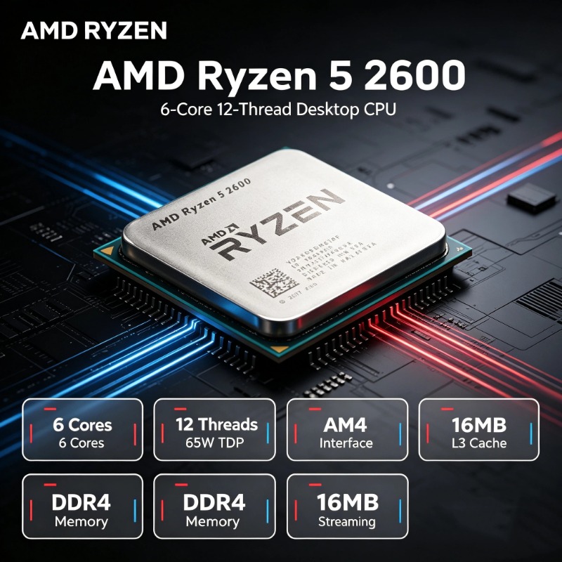Pc Gaming Ryzen 5 - AMD Ryzen 5 2600 R5 2600
