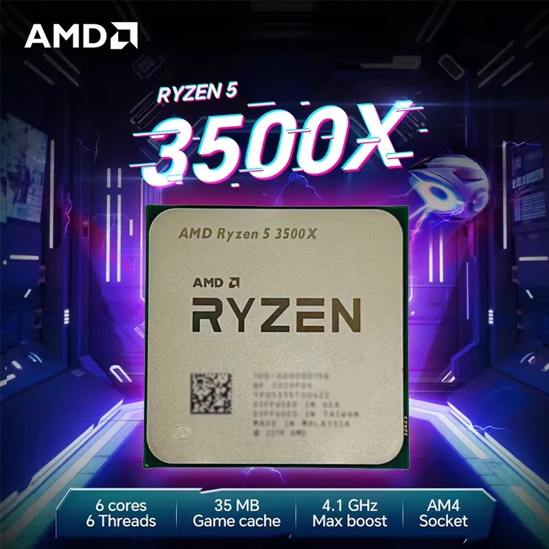 AMD Ryzen 5 3500X Desktop CPU  - đánh giá và giá Pc Gaming Ryzen 5