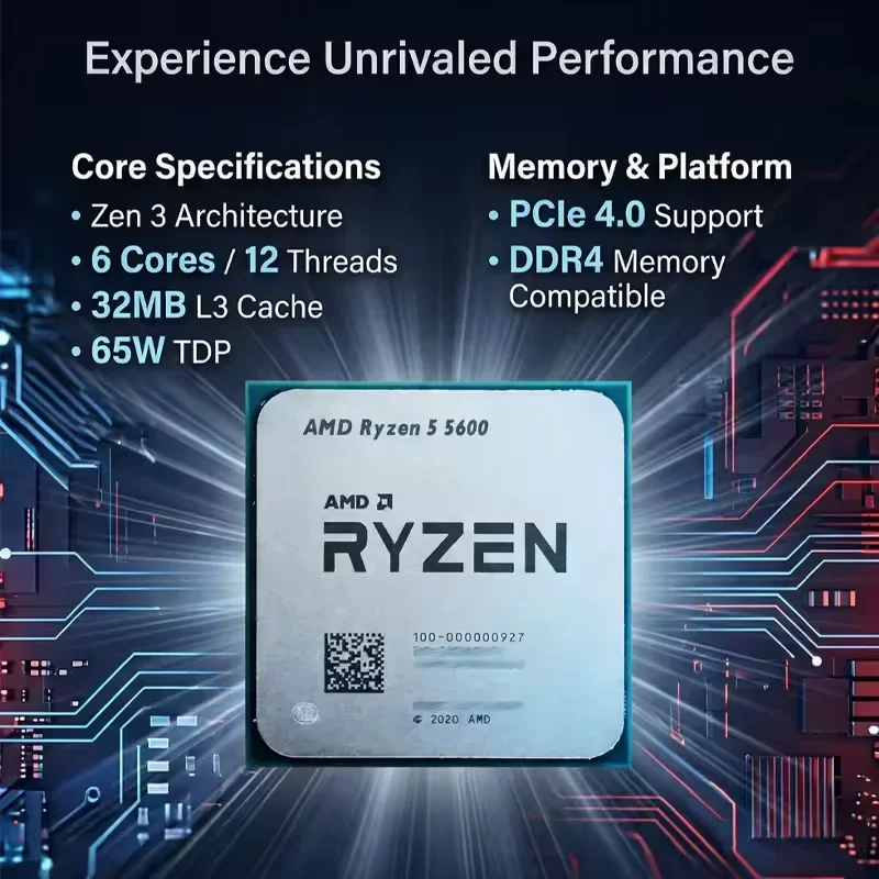 AMD Ryzen 5 5600 Processor AMD - đánh giá và giá Pc Gaming Ryzen 5