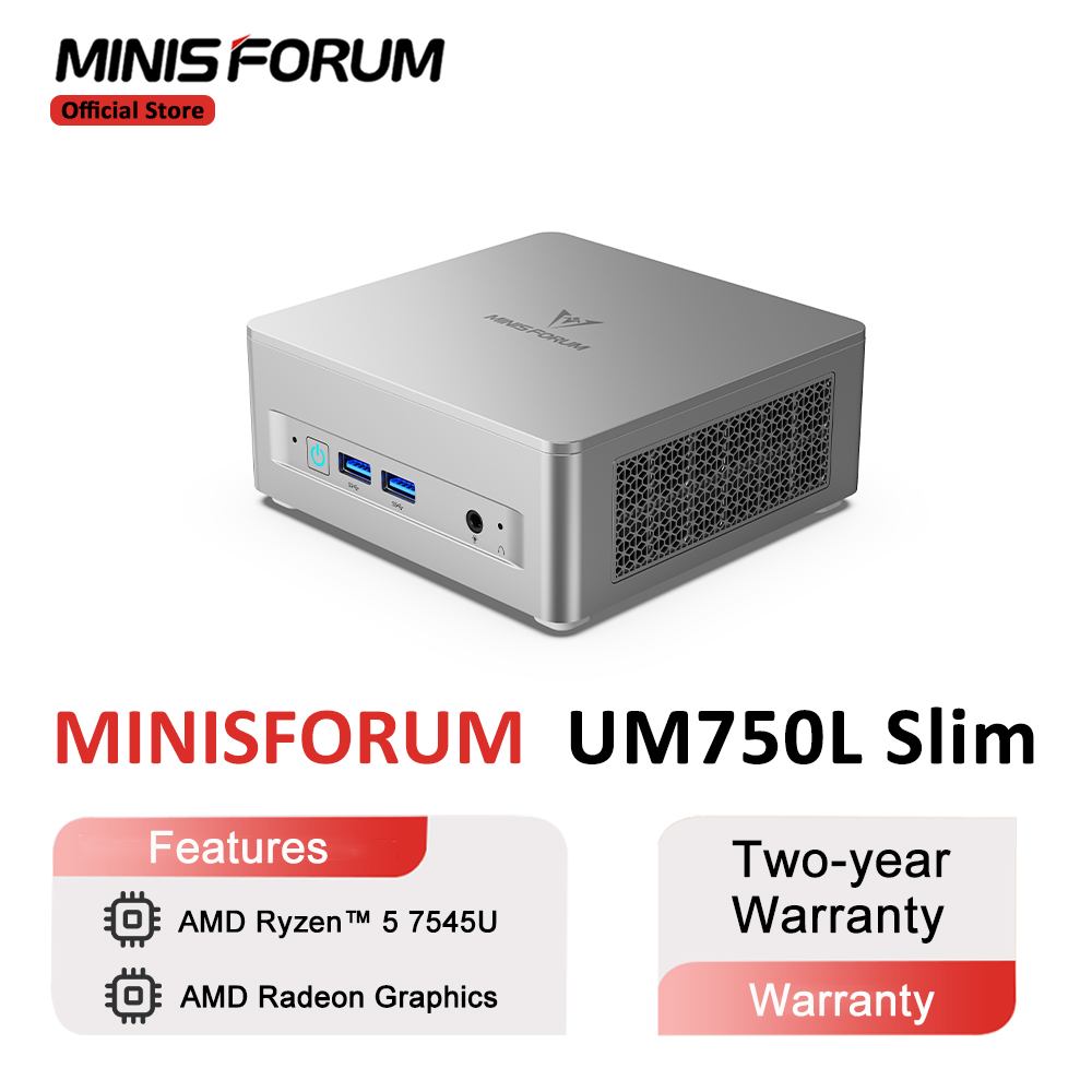 MINISFORUM Mini PC UM750L Slim - đánh giá và giá Pc Gaming Ryzen 5